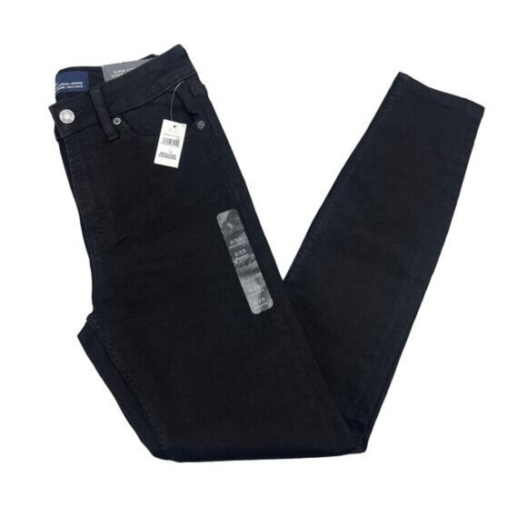 NWT GAP High Rise Universal Legging Denim Sz 25 Black - Picture 2 of 6